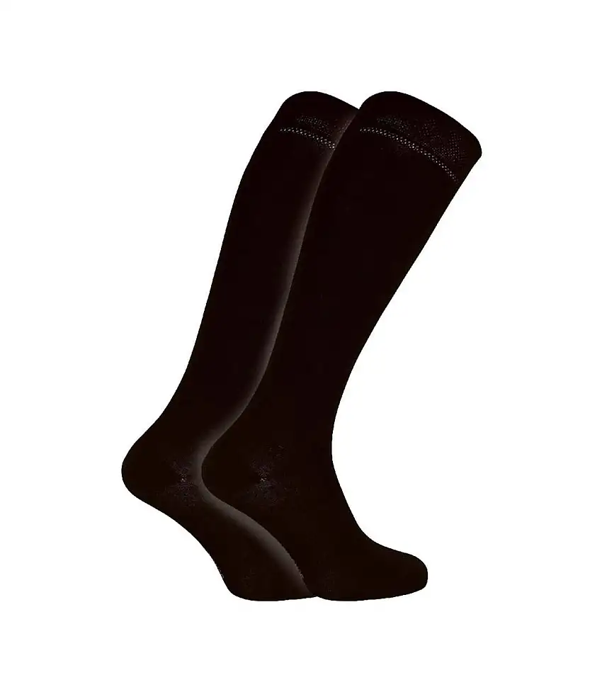 2 Pack Ladies Rainbow Patterned Knee High Bamboo Socks