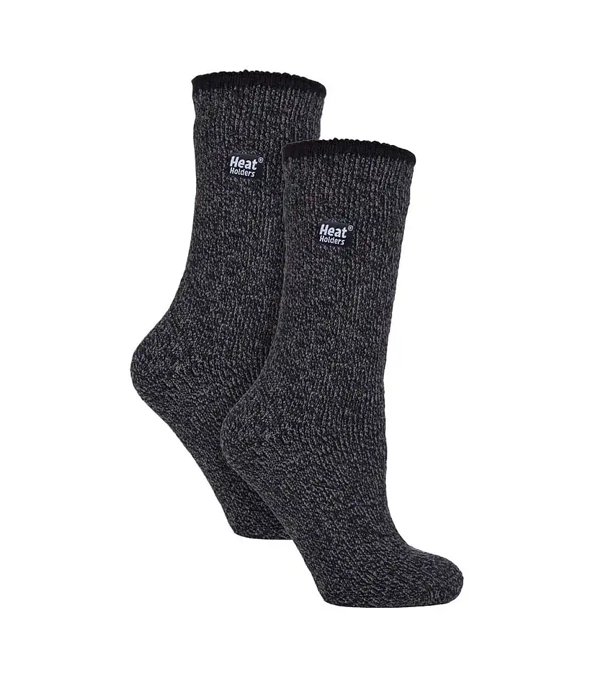 Ladies 2 Pack Merino Wool Thermal Socks