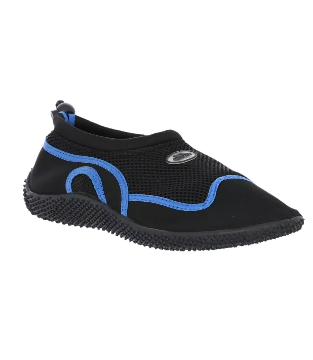 Adults Unisex Paddle Aqua Swimming Shoe Black Blue Trespass