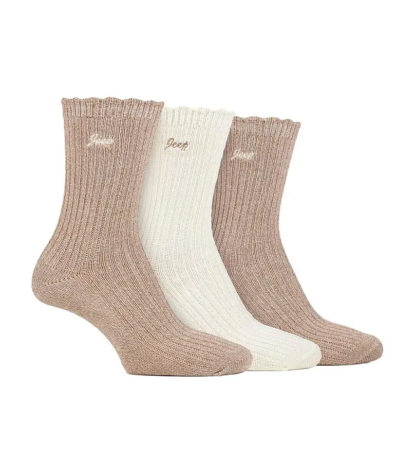 2 Pack Ladies Turn Cuff Boot Socks | Performance Polyester Walking Socks