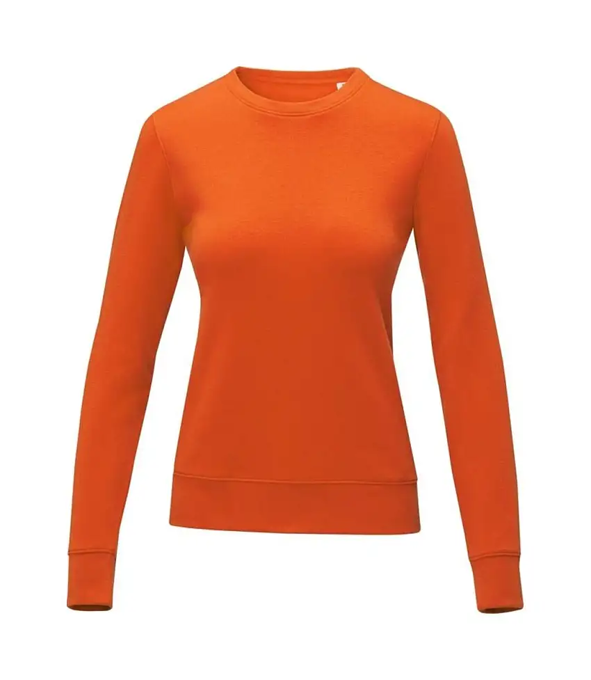 Womens/ladies Zenon Pullover Orange Elevate