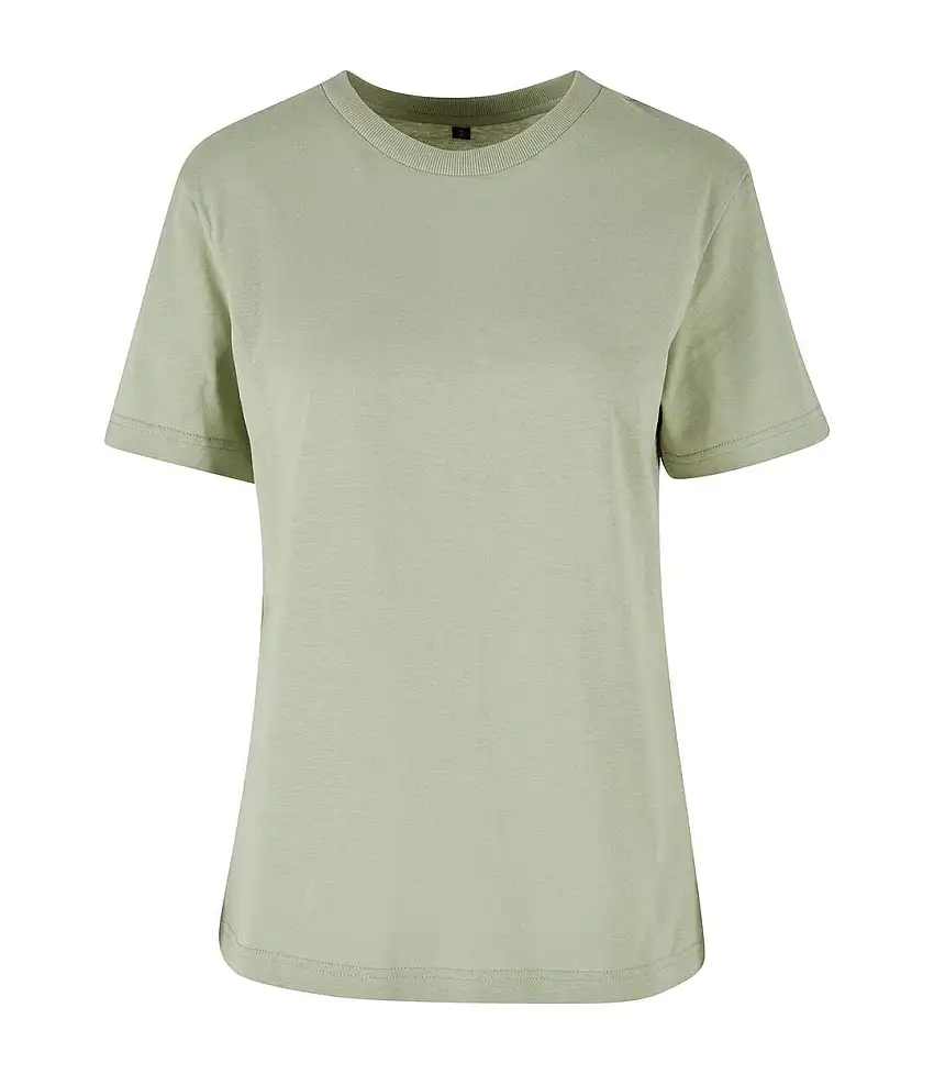 Womens/ladies Oversized T-shirt Soft Salvia Build Your Brand