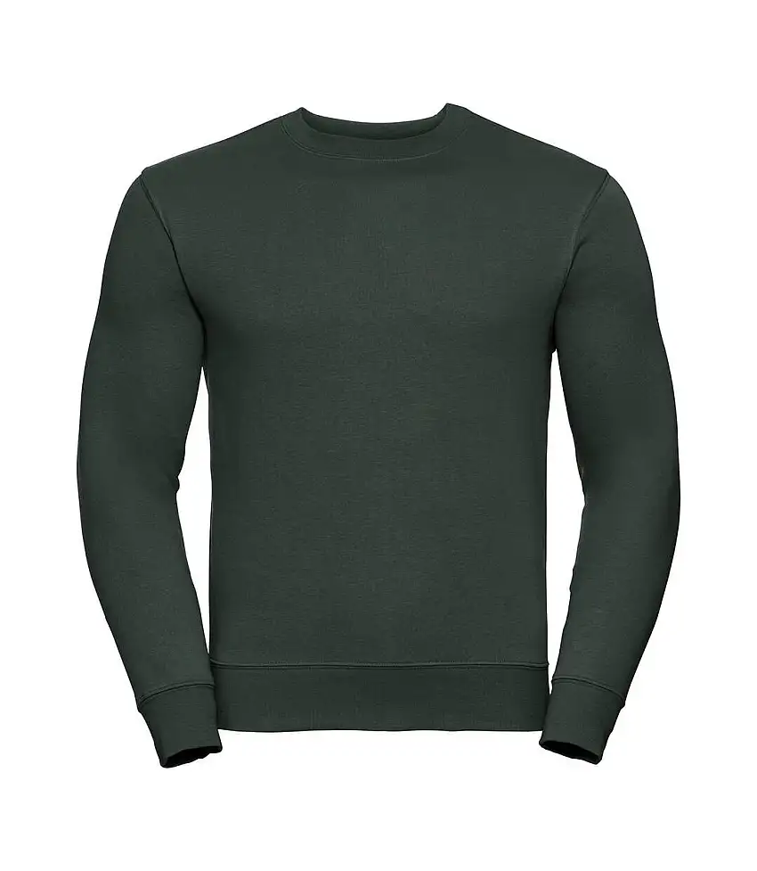 Mens Set-in Sweatshirt Bottle Green Russell