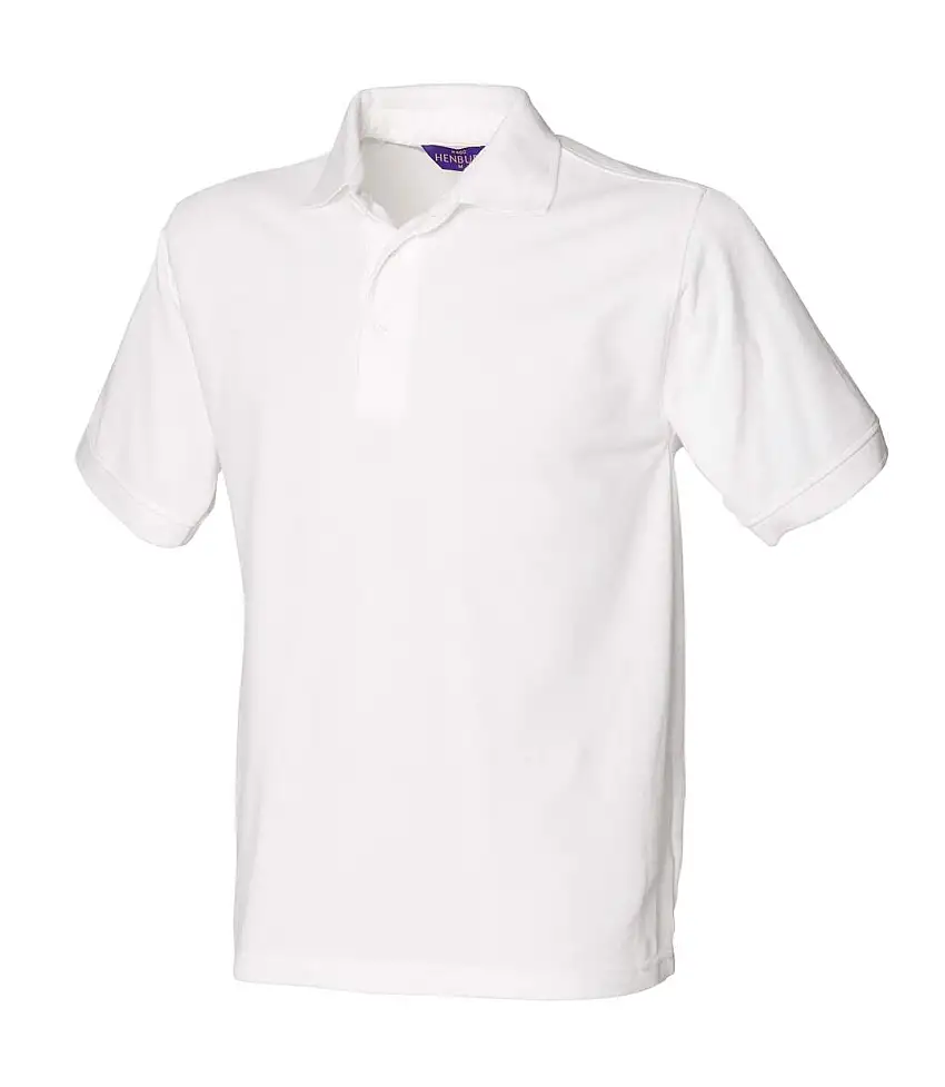Henbury Mens Short Sleeved 65/35 Pique Polo Shirt (White) - UTRW625