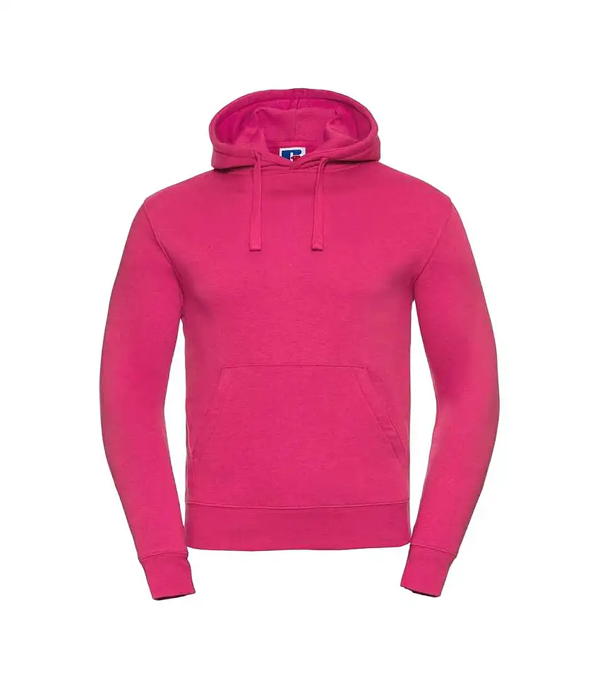 Mens Authentic Hoodie Fuchsia Russell