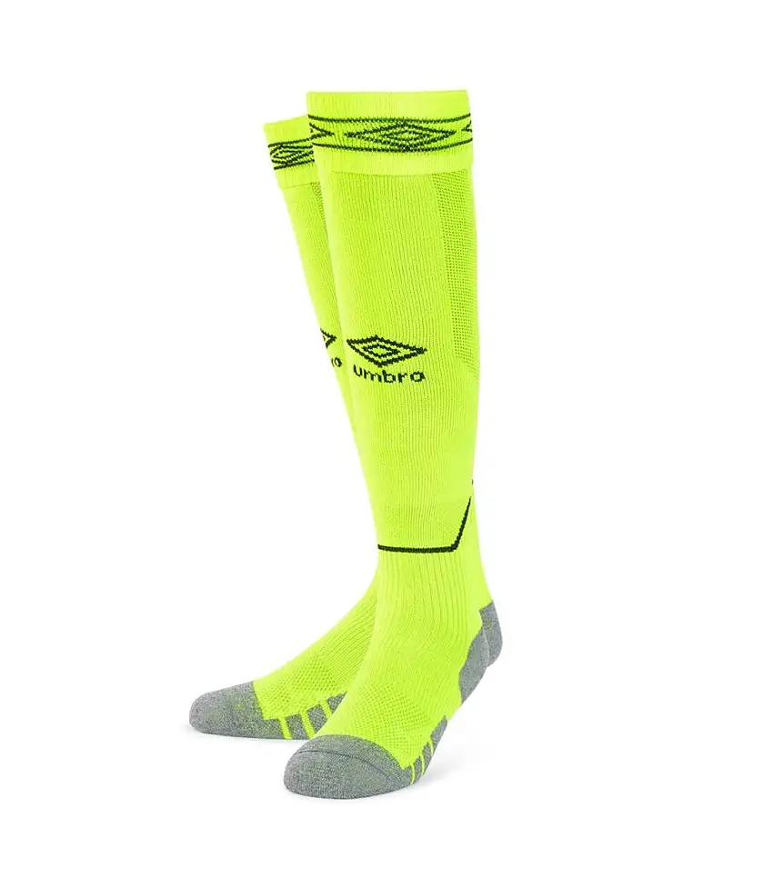 Diamond Football Socks Safety Yellow Carbon Umbro