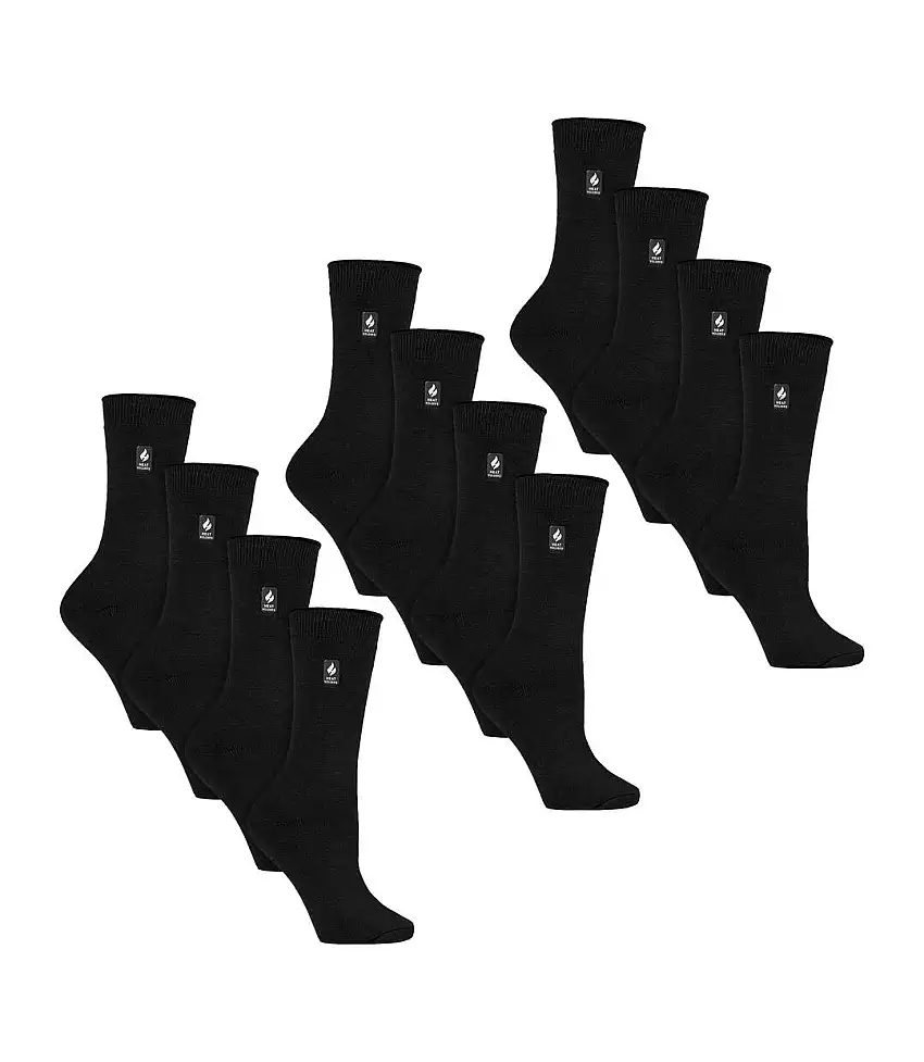 12 Pairs Ladies Ultra Lite Soft Thermal Socks