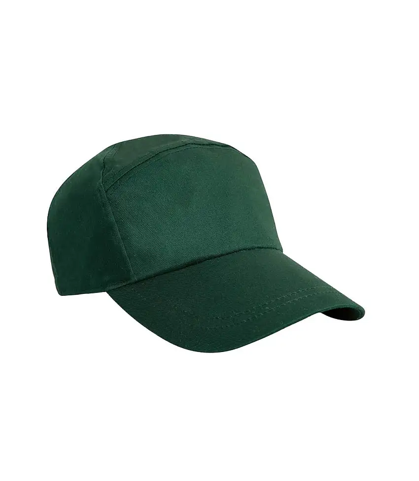 Advertising 7 Panel Baseball Cap Bottle Green Result Headwear