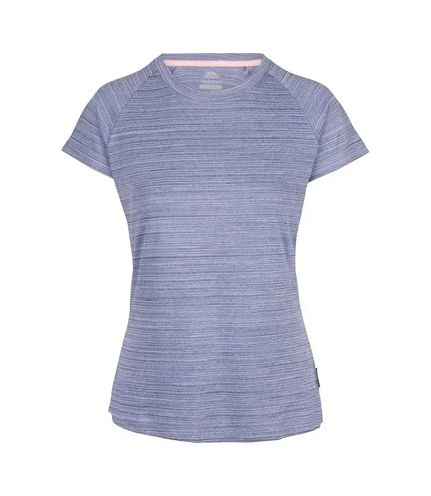Womens/ladies Vickland Tp75 Active T-shirt Denim Blue Marl Trespass