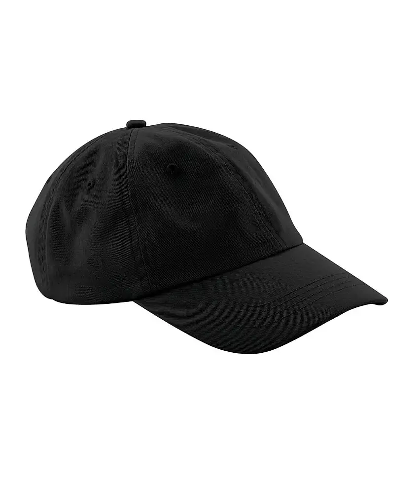 6 Panel Low Profile Cap Black Beechfield