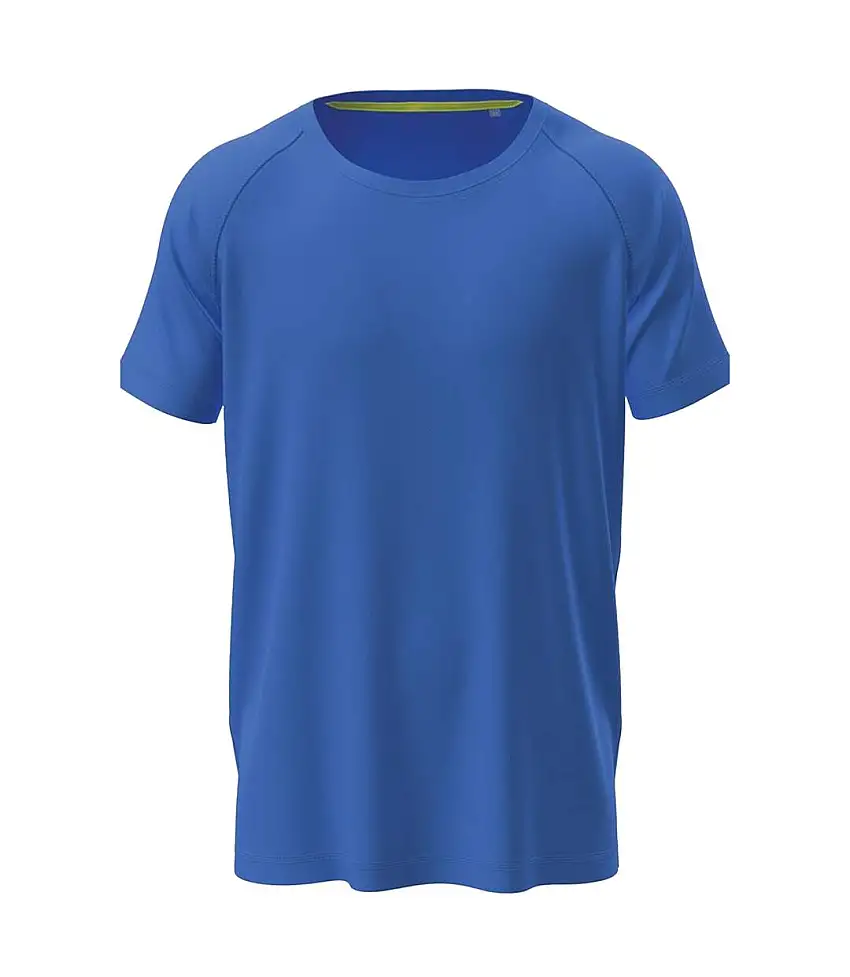 Mens Active Raglan Mesh T-shirt Bright Royal Stedman