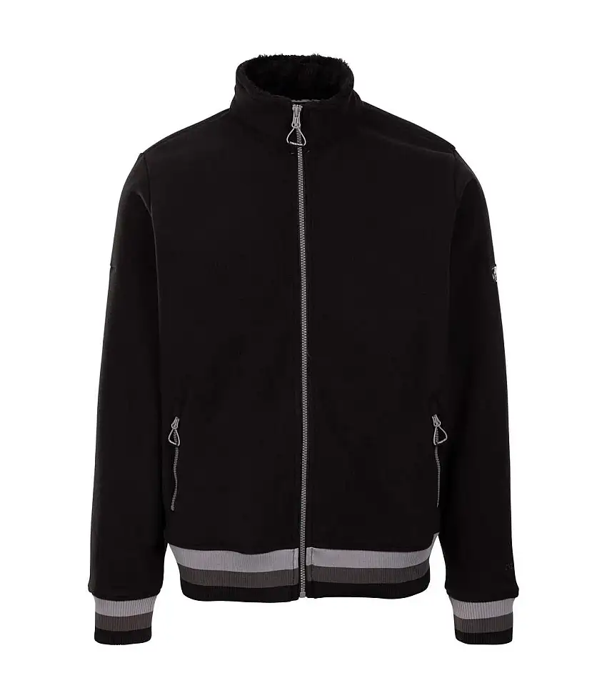 Mens Elford At300 Fleece Top Black Trespass