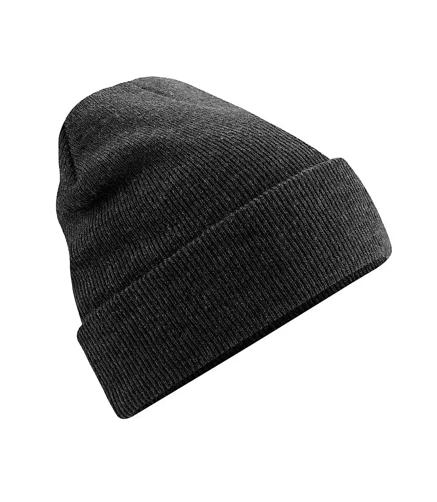 Unisex Adults Original Cuffed Beanie Charcoal Beechfield