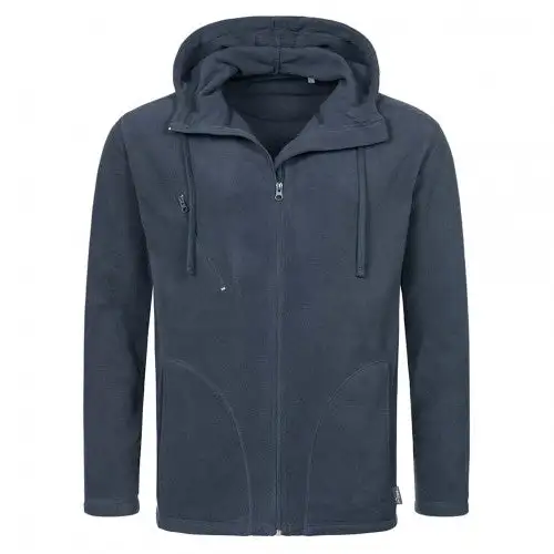 Stedman Mens Active Hooded Fleece Jacket