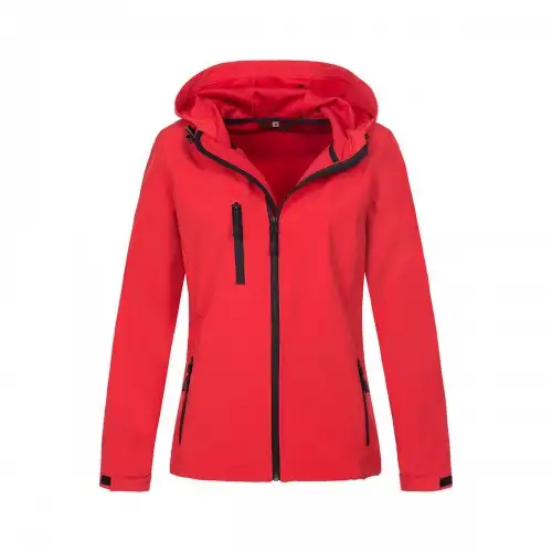 Stedman Womens/Ladies Active Softest Shell Hooded Jacket
