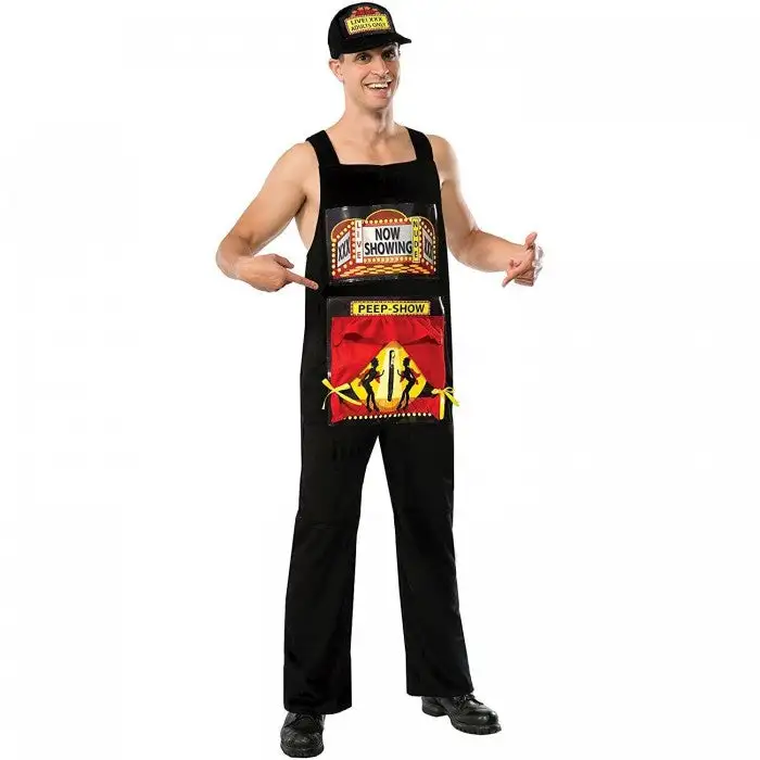 Bristol Novelty Mens Peep Show Costume