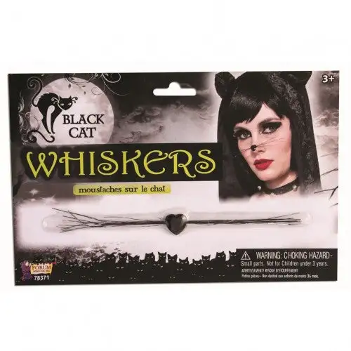 Bristol Novelty Womens/Ladies Whiskers Costume Accessory