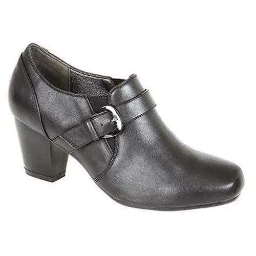 Boulevard Womens/Ladies Mid Heel Buckle Shoes