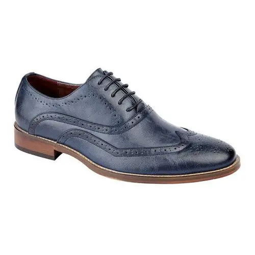 Goor Mens 5 Eye Wing Capped Oxford Brogues