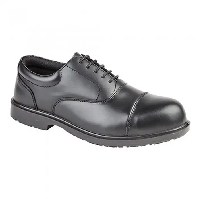 Grafters Mens Uniform Fully Composite Non-Metal Safety Oxford Shoes