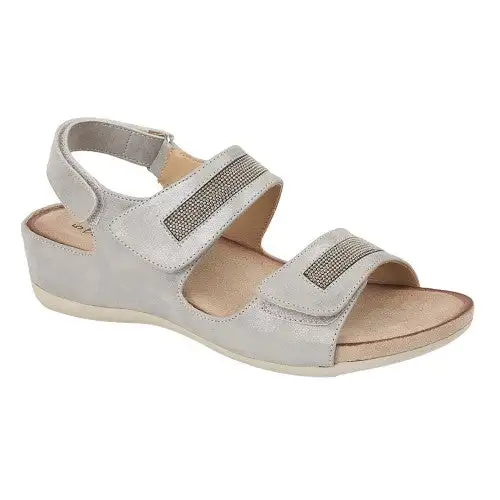 Boulevard Womens/Ladies Triple Touch Fastening Sandals