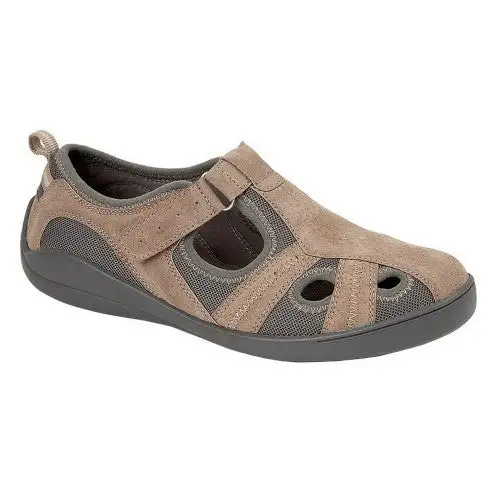 Boulevard Womens/Ladies Leather/Textile Casual Shoe
