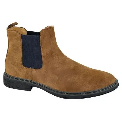 Goor Mens Leather Lined Chelsea Boots