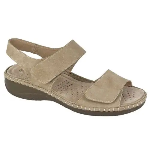 Boulevard Womens/Ladies Leather Lined Sandals