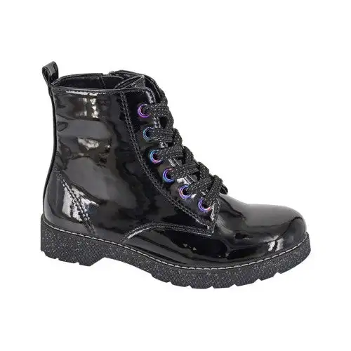 Cipriata Girls Adria Glitter Side Zip Ankle Boots