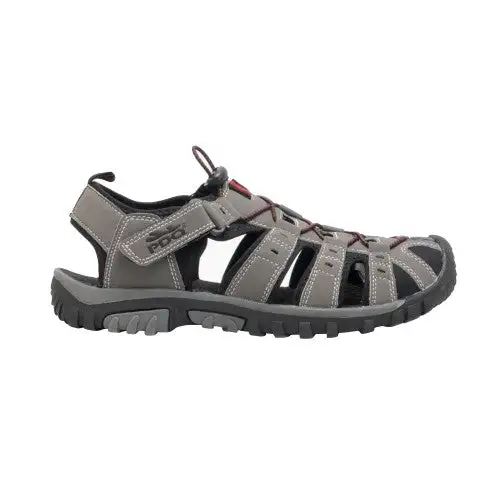 PDQ Youths Boys Toggle & Touch Fastening Synthetic Nubuck Trail Sandals