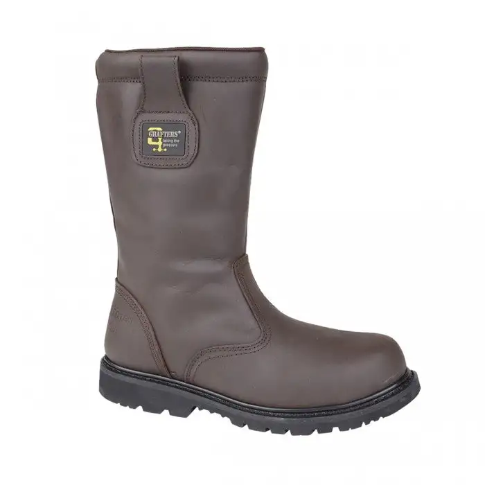 Grafters Mens Safety Toe Cap Rigger Boots