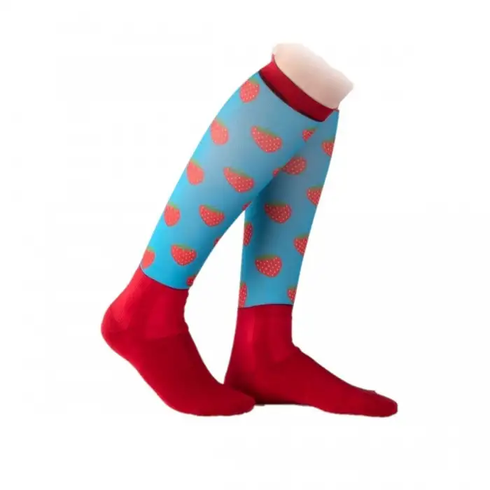 Aubrion Childrens/Kids Hyde Park Strawberry Knee High Socks
