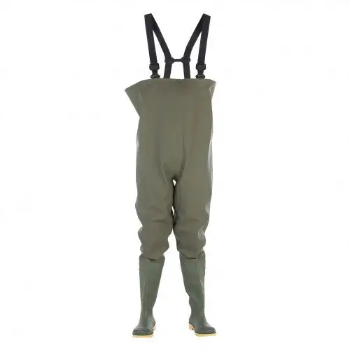 Dikamar Administrator Chest Wader / Mens Boots / Plain Rubber Wellingtons