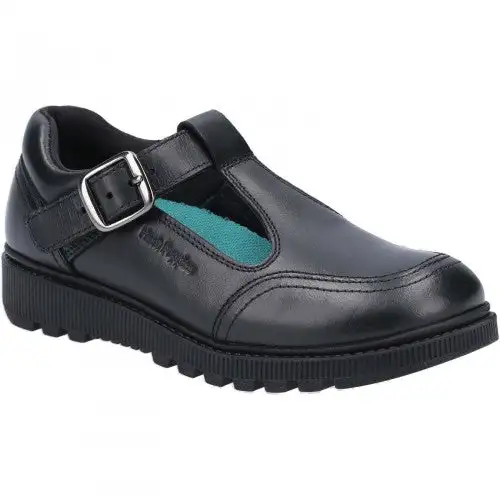 Hush Puppies Girls Kerry Leather School Shoes