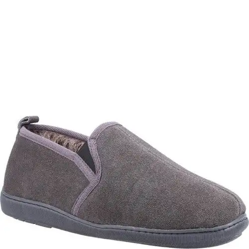 Hush Puppies Mens Arnold Suede Slippers