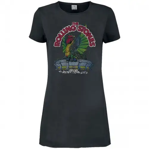 Amplified Womens/Ladies 1972 The Rolling Stones T-Shirt Dress
