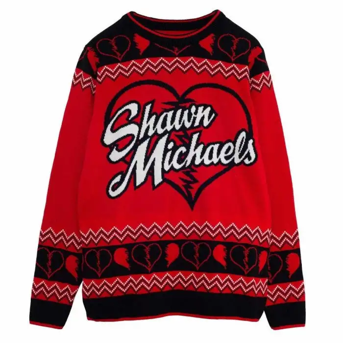WWE Unisex Adult Shawn Michaels Knitted Jumper
