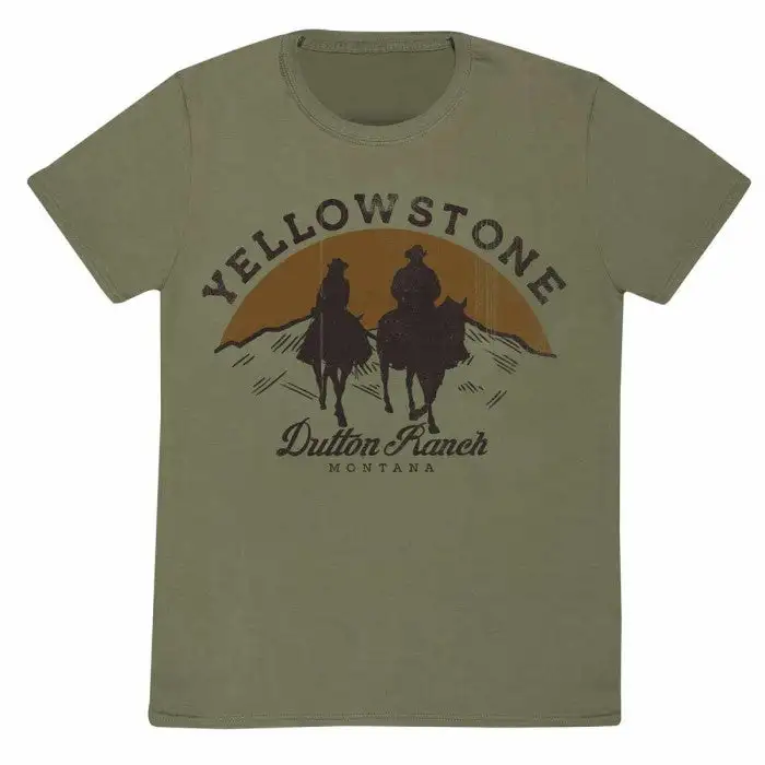Yellowstone Unisex Adult Dutton Ranch Faded T-Shirt