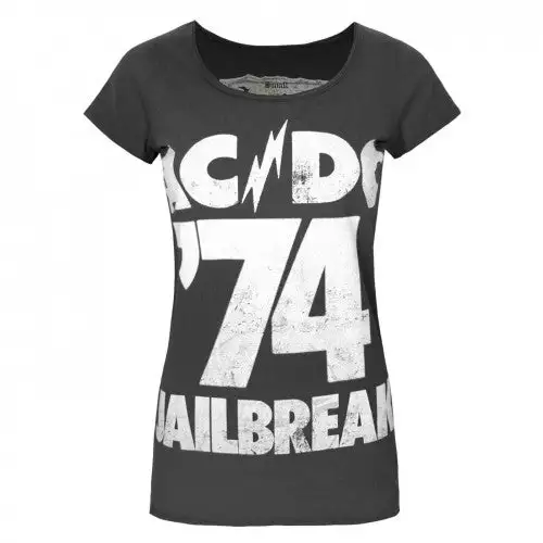 Amplified Womens/Ladies AC/DC Jailbreak 74 T-Shirt