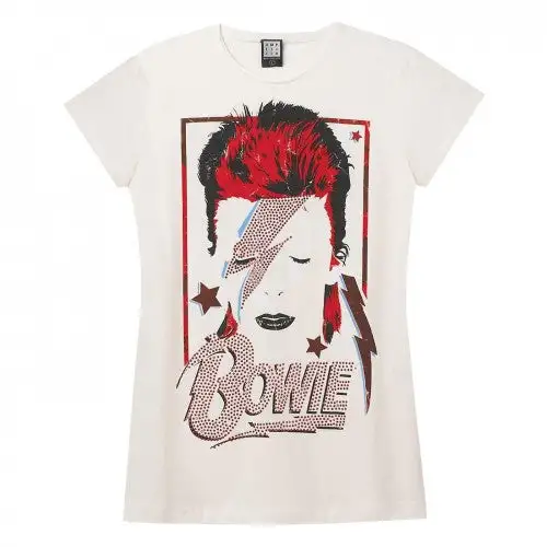 Amplified Womens/Ladies Aladdin Sane David Bowie T-Shirt