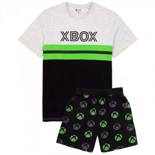 Xbox Mens Gamer T-Shirt & Shorts Set