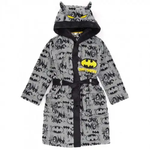 Batman Boys Fluffy Robe