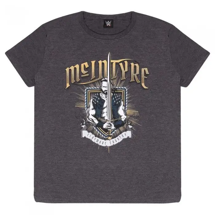 WWE Childrens/Kids Claymore Country Drew McIntyre Crest T-Shirt