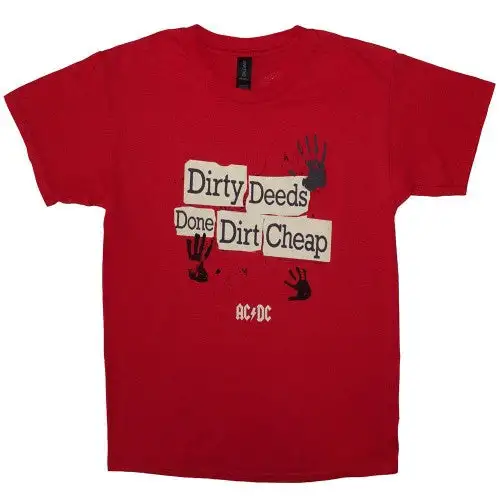 AC/DC Childrens/Kids Dirty Deeds Done Dirt Cheap T-Shirt
