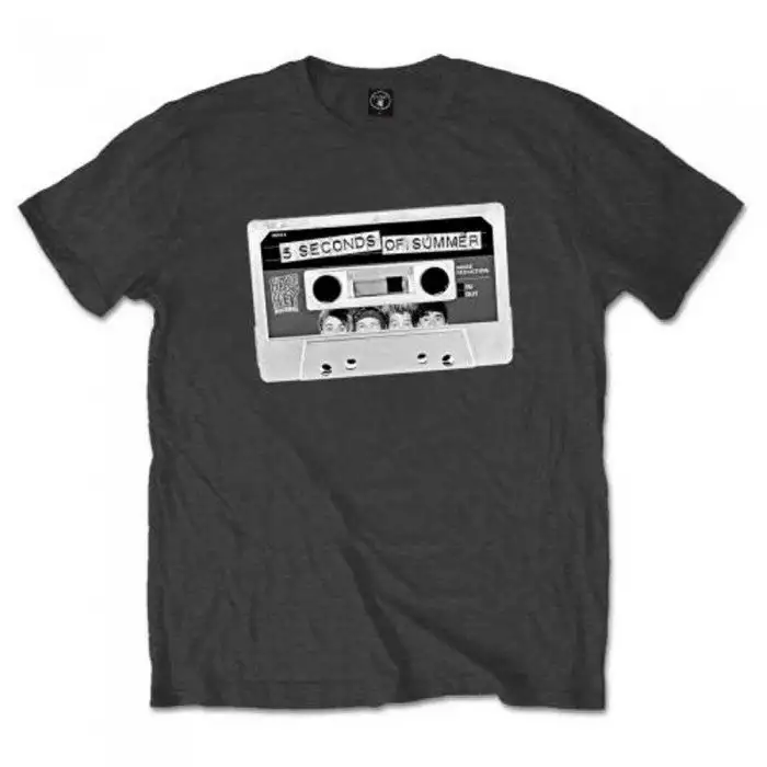 5 Seconds Of Summer Unisex Adult Tape Cotton T-Shirt