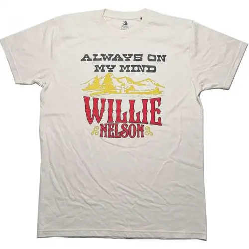 Willie Nelson Unisex Adult Always On My Mind T-Shirt