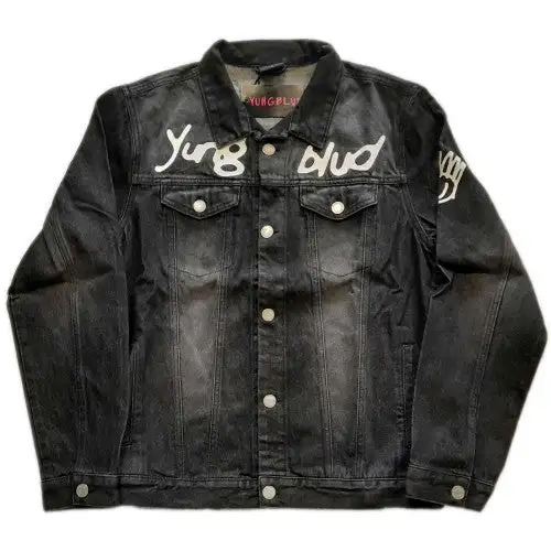 Yungblud Unisex Adult Be Fooking Happy Denim Jacket
