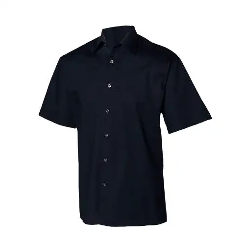 Henbury Mens Short Sleeve Fitted Work Shirt