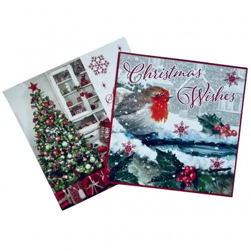 Bumper Value Assorted Designs Christmas Card (Pack of 40)