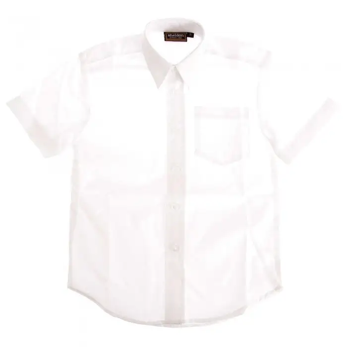 Boys Short Sleeved School Shirt